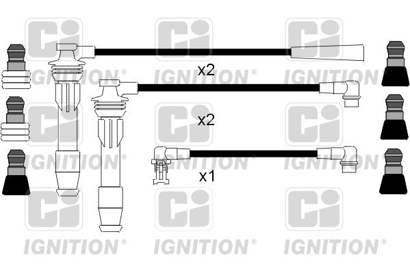 QUINTON HAZELL Комплект проводов зажигания XC306